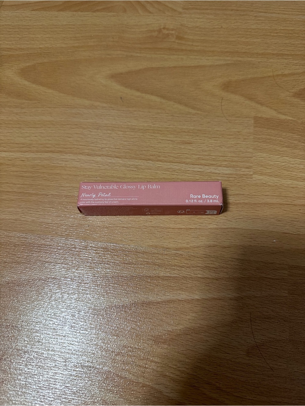 Rare Beauty Stay Vulnerable Glossy Lip Balm - Moody Mild Pink Packaging